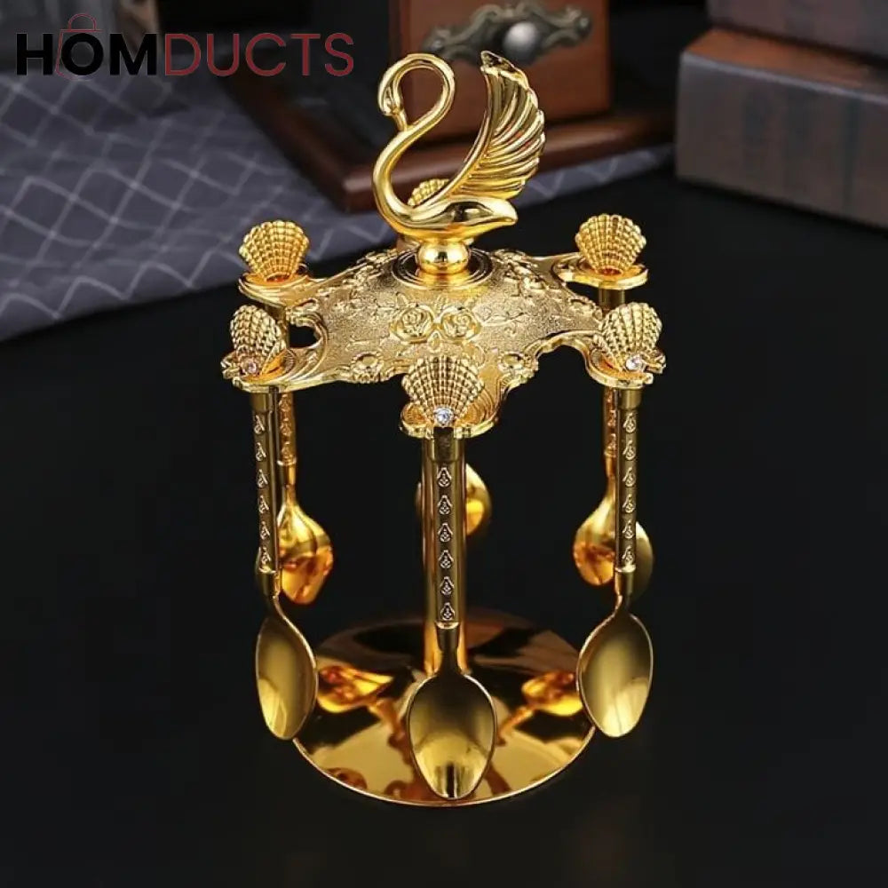 Luxury spoon Set With Stand