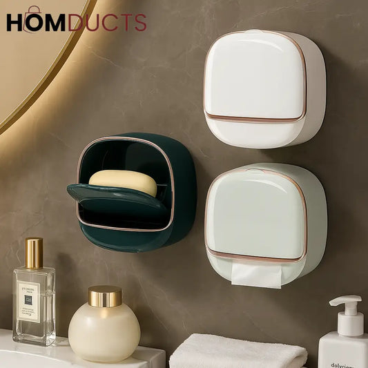 Luxury Wall Mounted Soap Box (High Quality Imported)