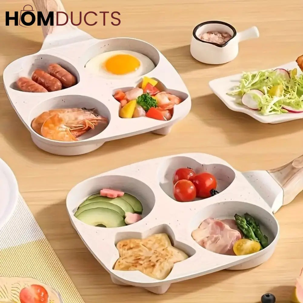Marble Coated 4 Portion Frying Pan