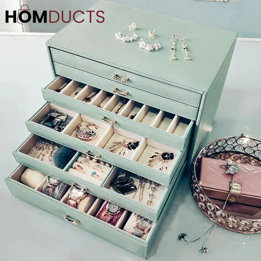 Multilayer 5 Drawer Jewelery Organizer