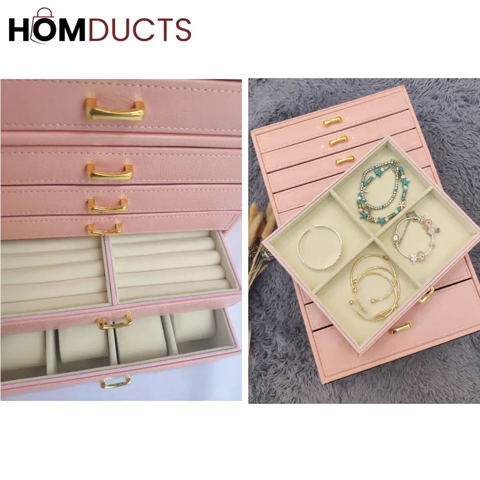 Multilayer 5 Drawer Jewelery Organizer