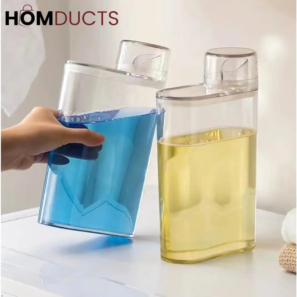 Transparent Airtight Kitchen Dispenser with Handle – 1PC Storage Container for Liquid & Dry Items