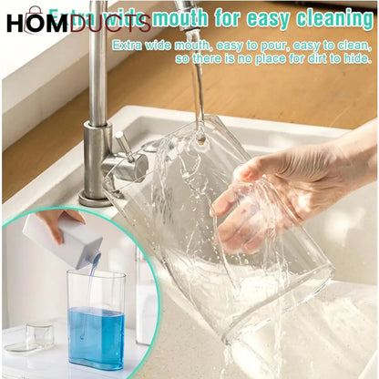 Transparent Airtight Kitchen Dispenser with Handle – 1PC Storage Container for Liquid & Dry Items