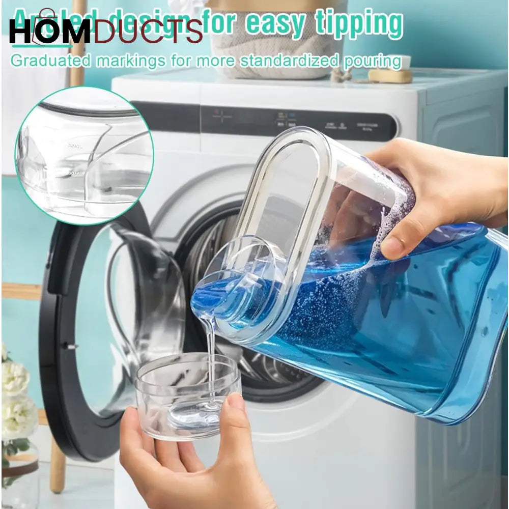Transparent Airtight Kitchen Dispenser with Handle – 1PC Storage Container for Liquid & Dry Items