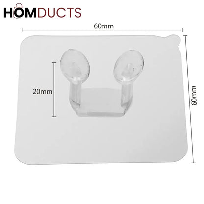 Transparent hooks (10pcs)