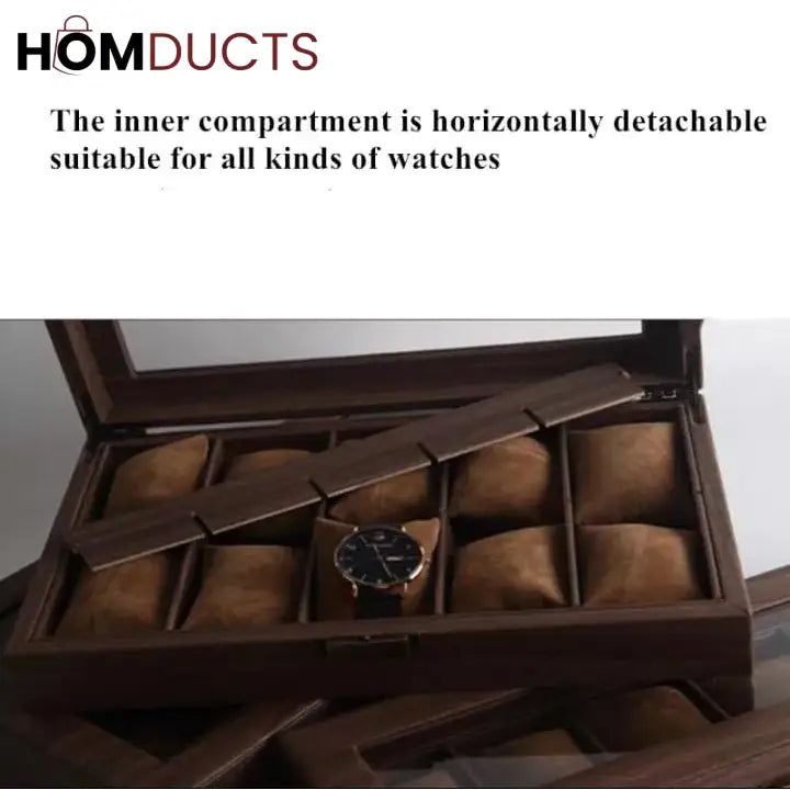 Wooden Luxury Wrist watch Storage box