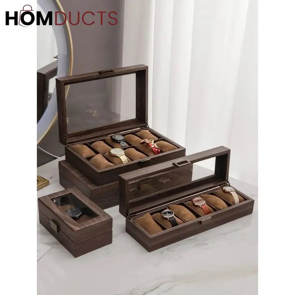 Wooden Luxury Wrist watch Storage box