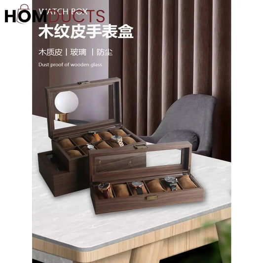 Wooden Luxury Wrist watch Storage box