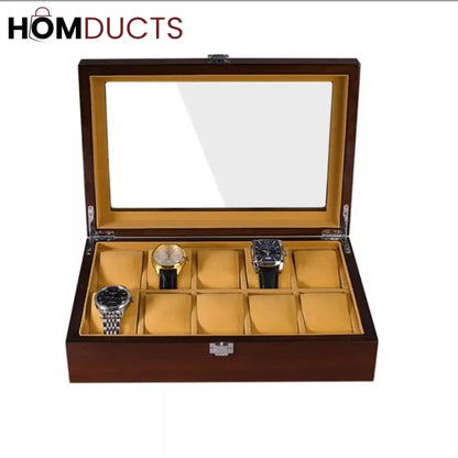 Wooden Luxury Wrist watch Storage box
