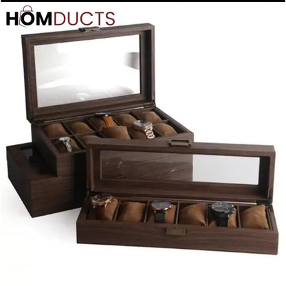 Wooden Luxury Wrist watch Storage box